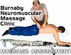 neuromuscular massage therapy assement of patient